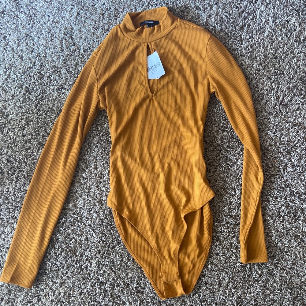 Mustard yellow bodysuit